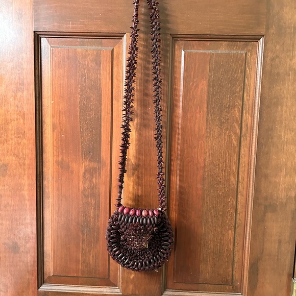 VTG Rare 60s Apple seed hand made purse. EUC no broken pieces. - Picture 3 of 10